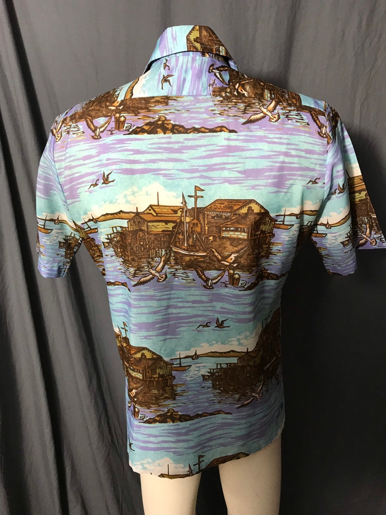 Vintage 1970s Royal Knight Quintessa boat shirt M image 6