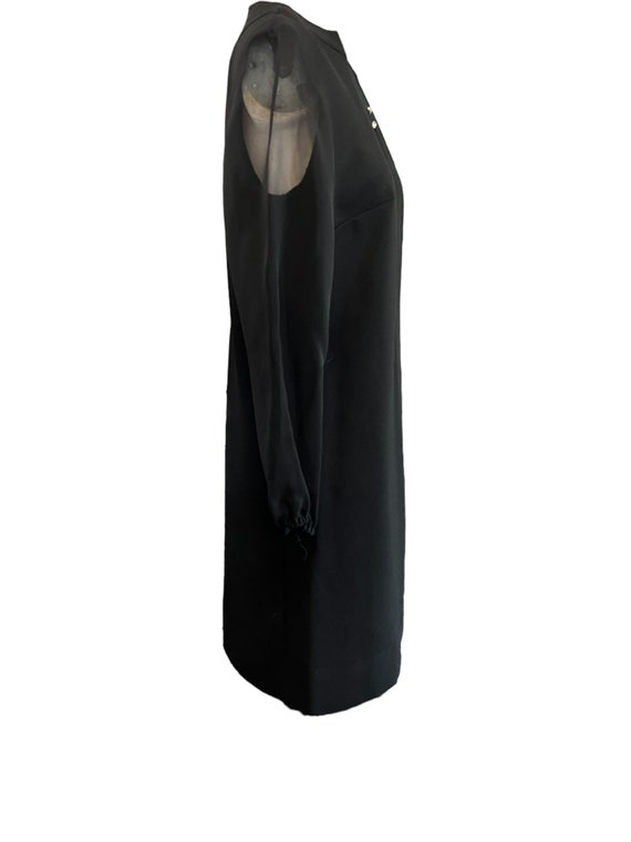 Vintage 70’s black dress M Puritan Forever Young - image 4