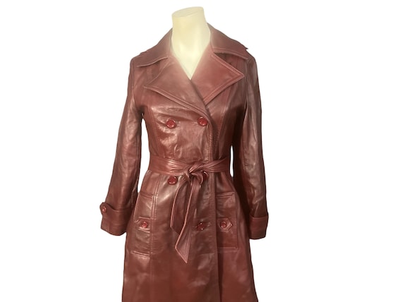 Vintage 70s leather trench - Gem Vintage 70s leather trench - Gem