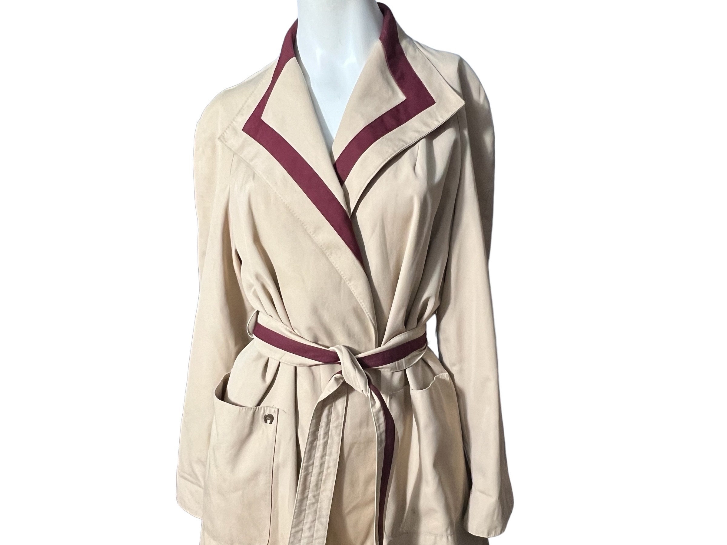 Etienne aigner trench coat - Etsy 日本