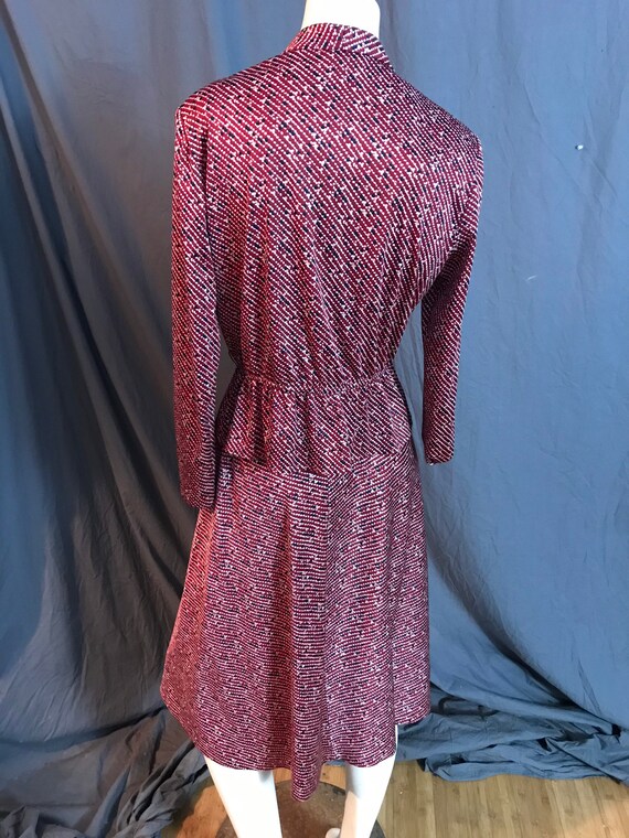 Vintage 1970’s Kiva Peplum top and skirt M / L - image 4