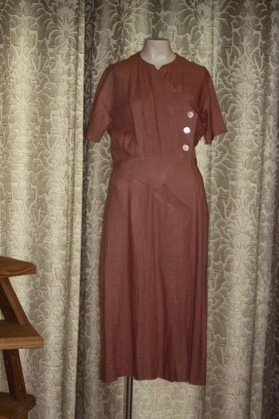 Vintage 1940's Rose Pink Volup Dress Form Fitting… - image 2