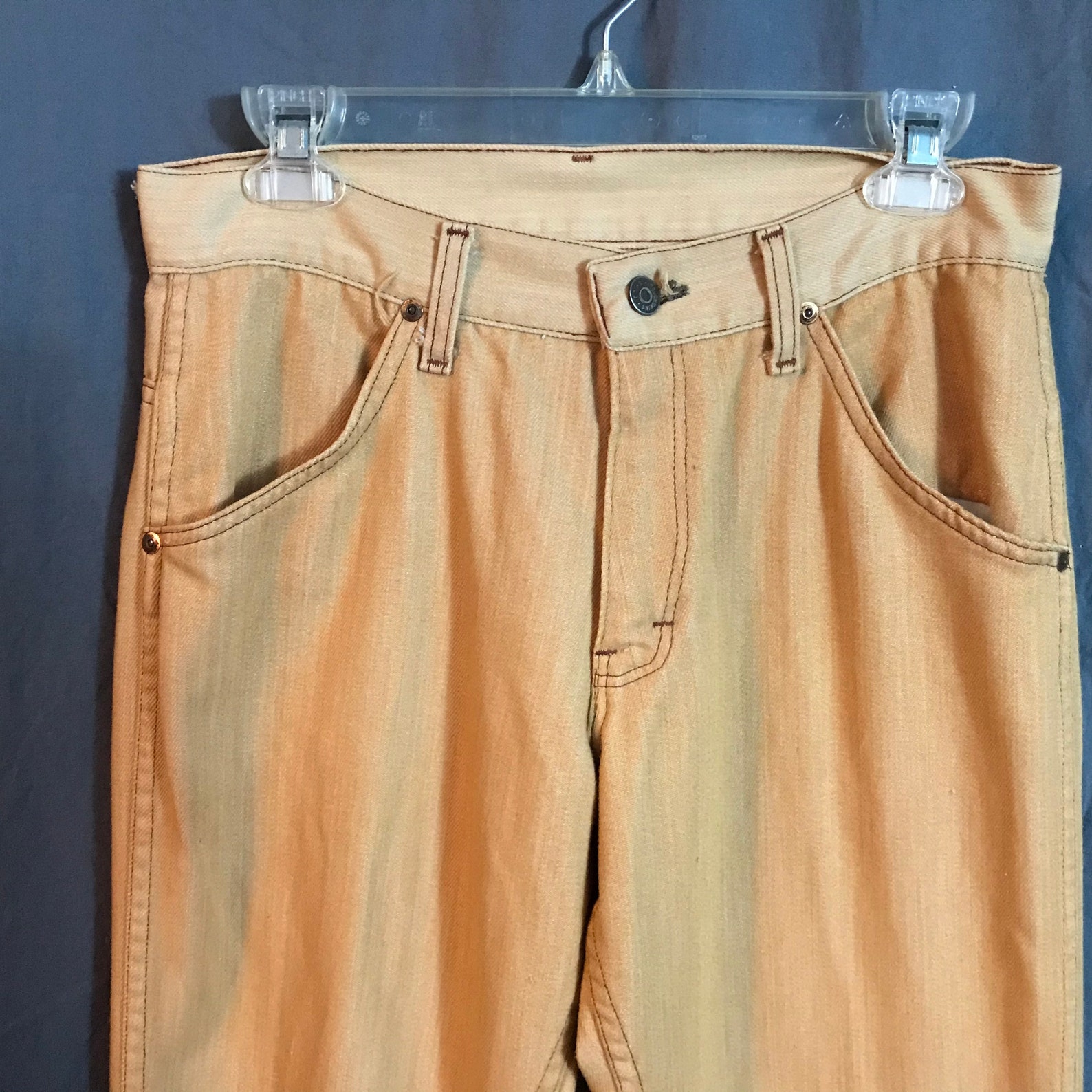 Vintage Tough Skins 1970s Bell Bottom Pants 30 M / L - Etsy