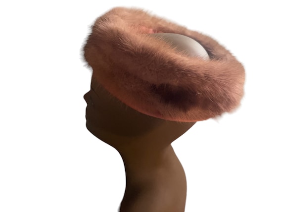 Vintage 50's mink hat - image 3