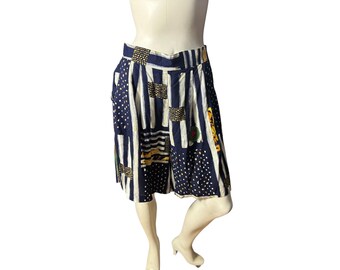 Falda pantalón corta vintage de tiro alto M Paquet