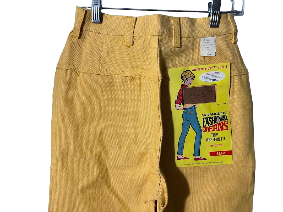 【希少】Wrangler 27MW 60's〜70's yellow 希少】Wrangler 27MW 60's〜70's yellow 60s~ WRANGLER 27MW DENIM