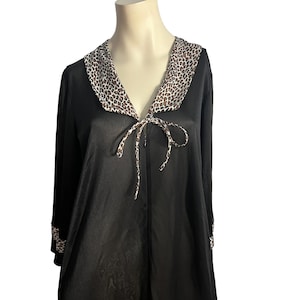 Vintage 80&#39;s  leopard nightgown lounge dress