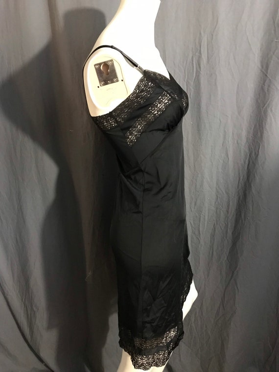 Vintage 1950’s black slip lingerie S - Gem