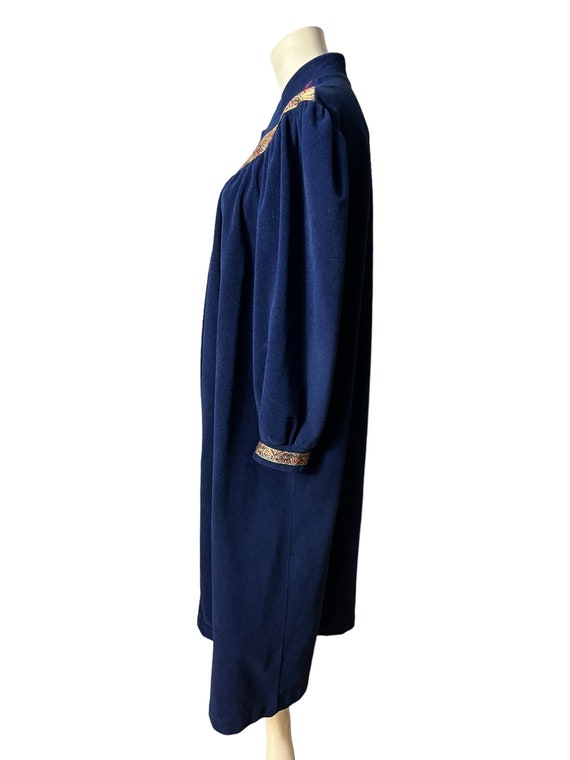 Vintage blue Vanity Fair robe L - image 6