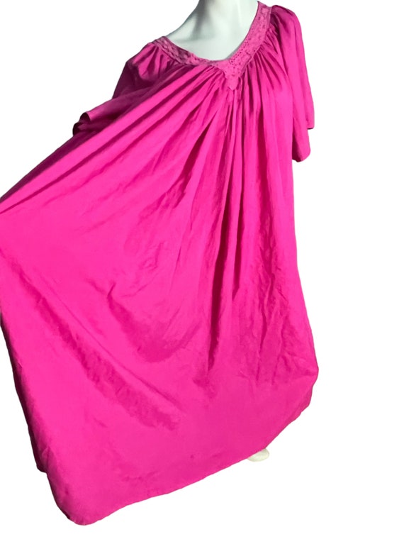 Vintage pink caftan dress one size - image 4