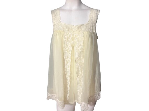 Vintage 60's Shadowline babydoll nightgown S - Gem