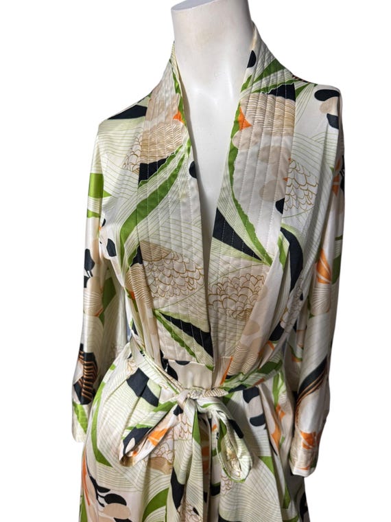 Vintage 70's lounge set pajamas lingerie S Vanity… - image 3