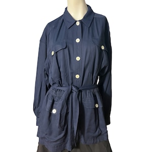 vintage 80’s navy blazer Liz Claiborne M