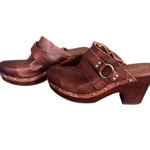 Vintage Korks by Kork Ease platform clogs 10