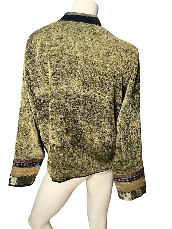 Vintage 80's patchwork jacket S Flashback - image 5