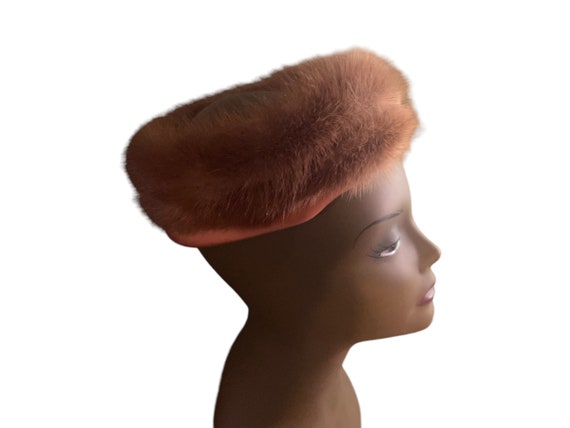 Vintage 50's mink hat - image 2