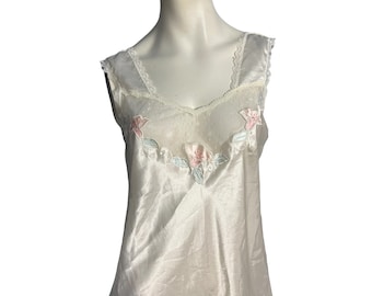 Vintage Barbizon white nightgown S
