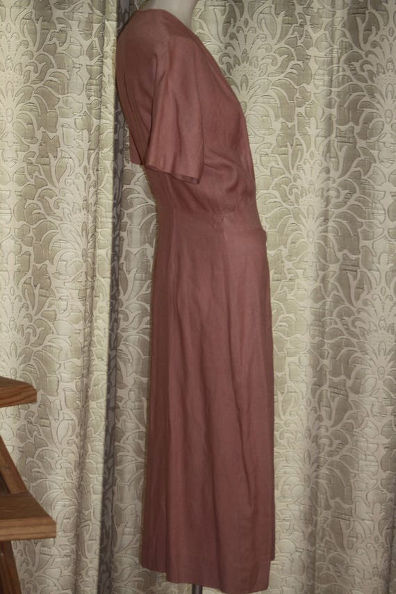 Vintage 1940's Rose Pink Volup Dress Form Fitting… - image 4
