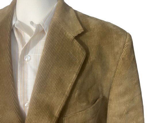 Vintage brown corduroy suit jacket 44R Hunt Valley - image 2