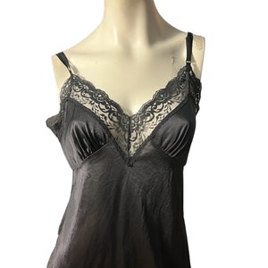 Vintage black slip 36 lingerie