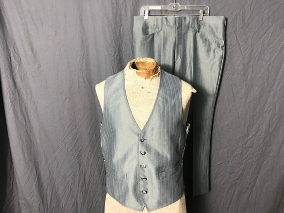 Vintage Panhandle Slim Western Suit gray