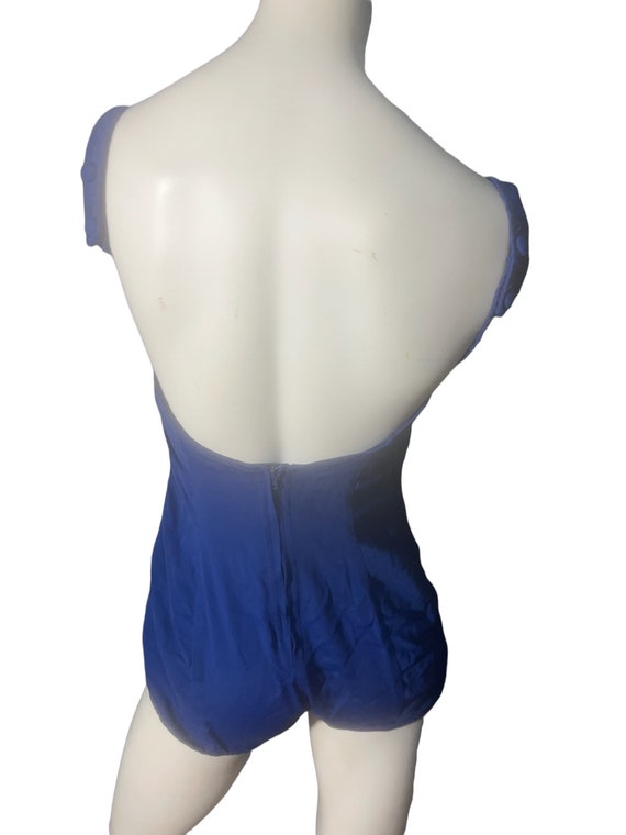 Vintage 50's blue Jantzen bathing suit 12 - image 9