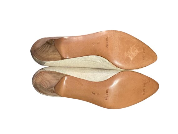 Vintage 80's tan heel shoes 9 N Anne Klein View 6
