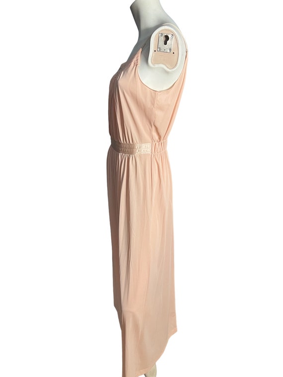 Vintage 70's peach nightgown L Gossard Artemis - image 6