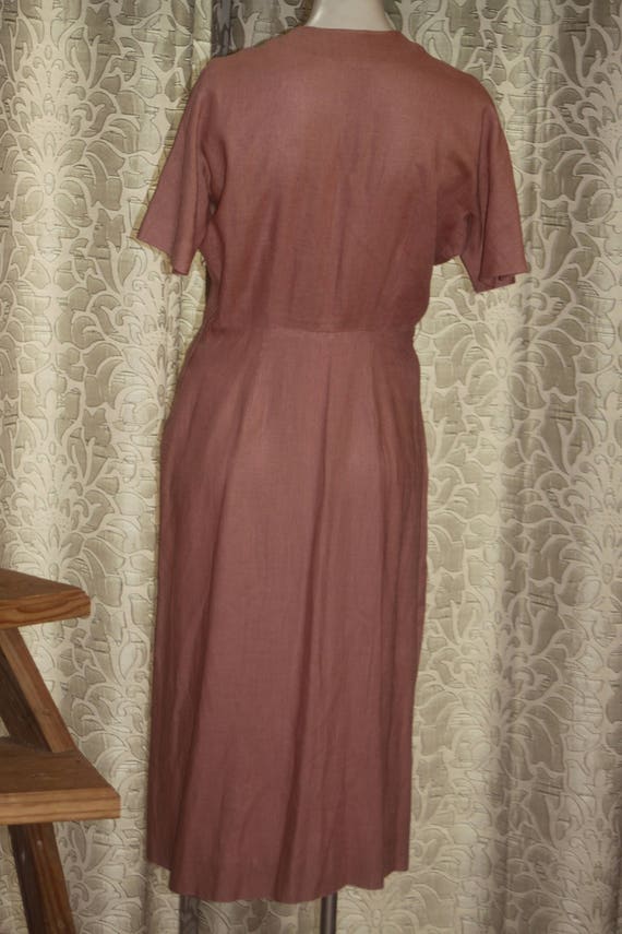 Vintage 1940's Rose Pink Volup Dress Form Fitting… - image 5