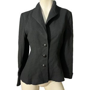 Vintage Lilli Ann black blazer M