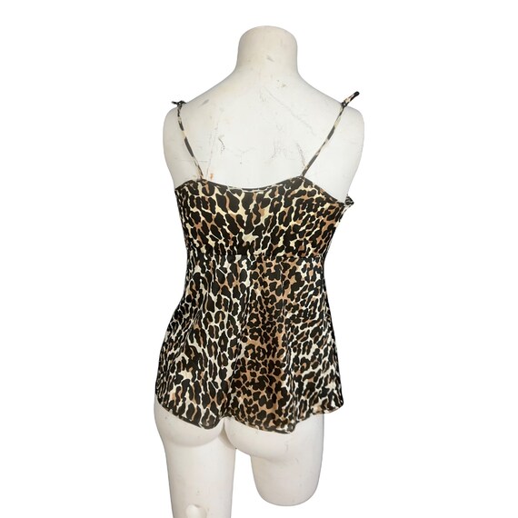 Vintage 70's leopard lingerie top De Millus M - Gem