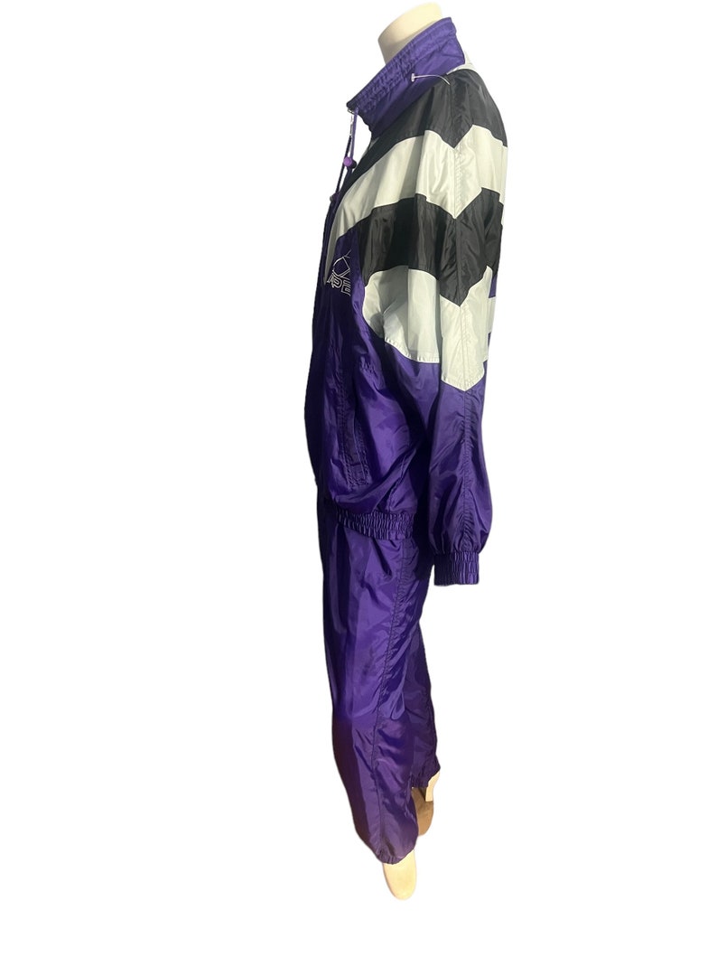 Vintage purple track suit ski suit Apex L image 5