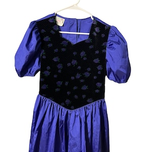 Vintage 80’s kids dress 16 1/2 Wildflower Collection