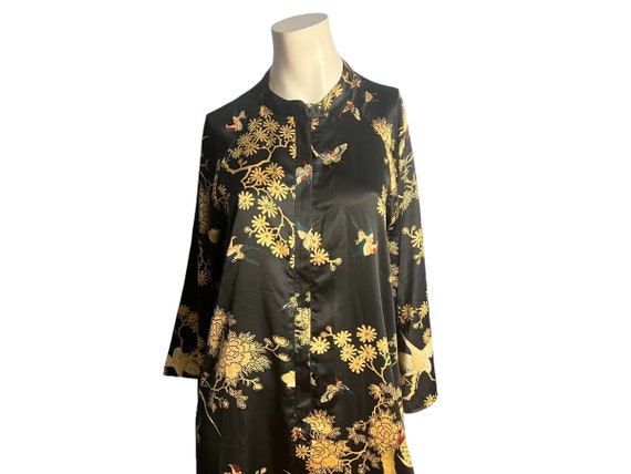 Vintage lounge dress robe, Natori M - image 1