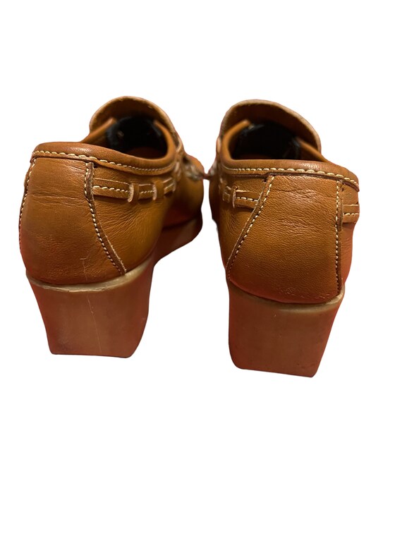 Vintage platform shoes loafers Dexter 5.5 M - image 4