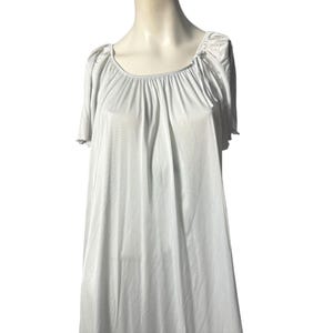 Vintage blue Shadowline nightgown L