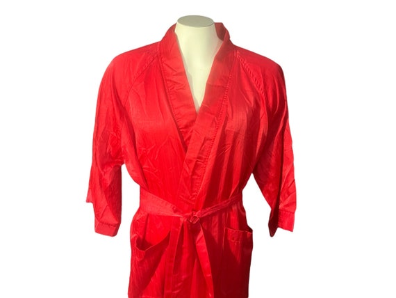 Vintage red Christian Dior men's robe - image 1