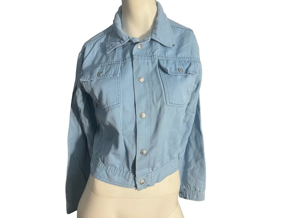 Vintage 70's jean jacket S Mongomery Ward - image 1