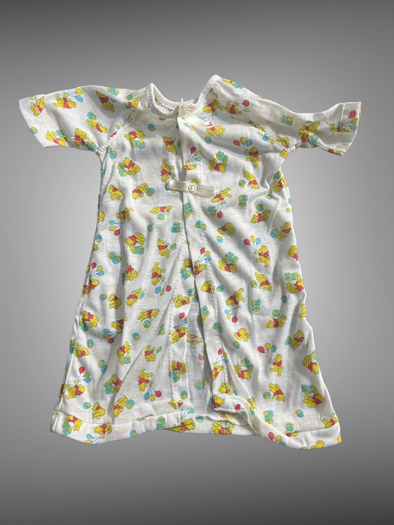 Vintage Winnie the Pooh newborn baby infant dress - image 2