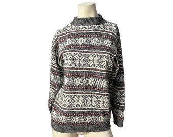 Vintage 80er Jahre Pullover L