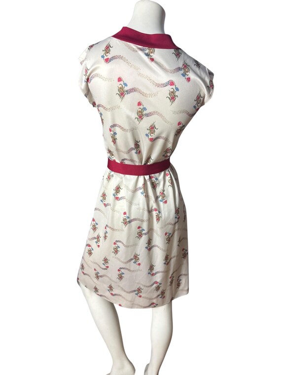Vintage 70's Polyester A Line Dress M - Etsy