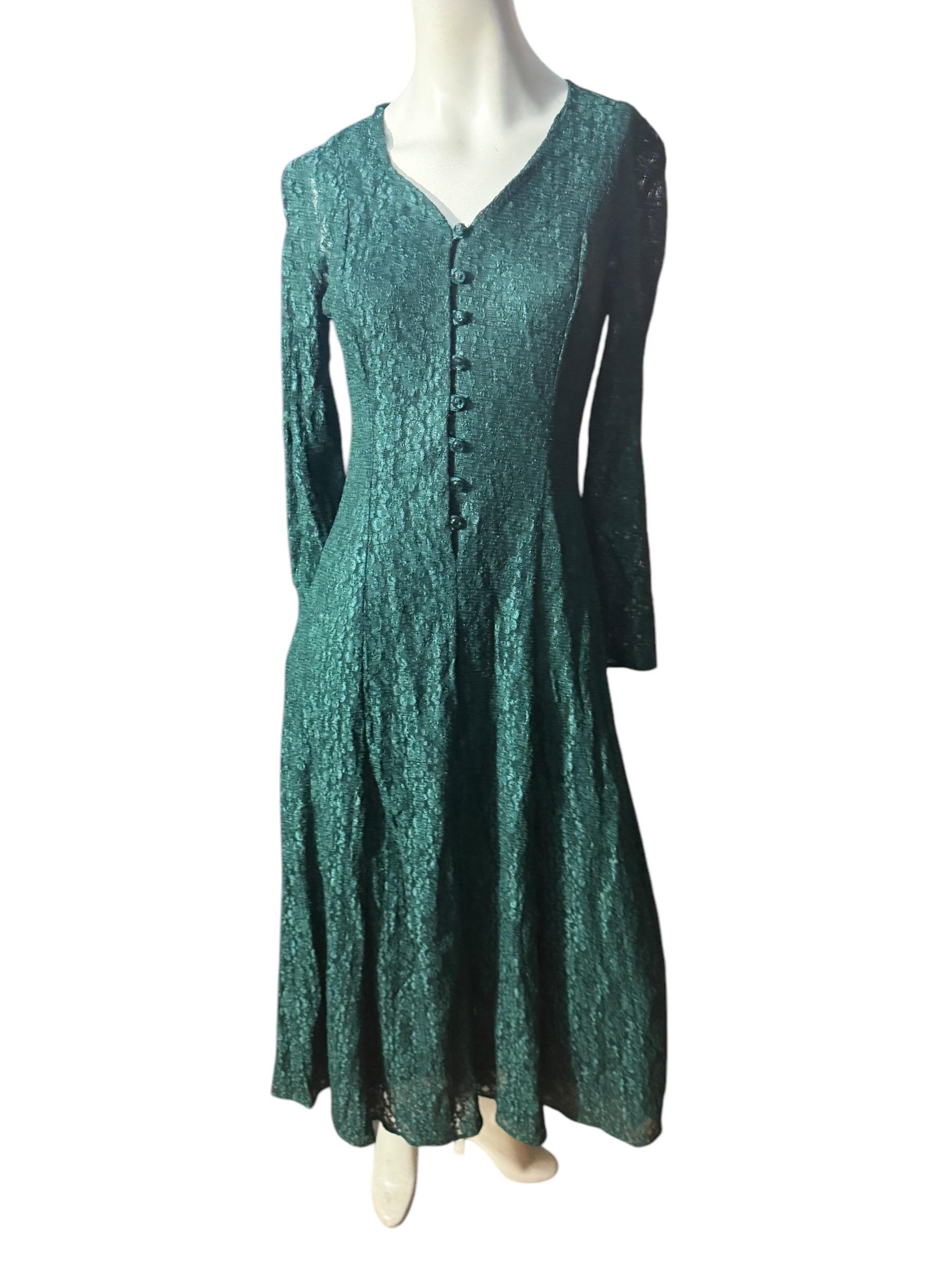 green emerald velvet dress Lace-Up Back Midi Dress Emerald