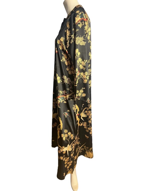 Vintage lounge dress robe, Natori M - image 4