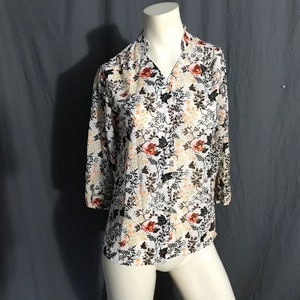 Vintage 1970’s Joyce semi sheer polyester knit shirt M