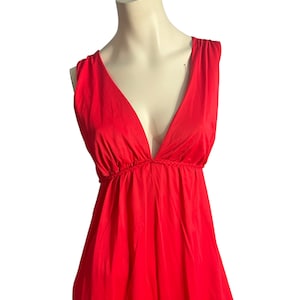 Vintage 70&#39;s long red nightgown 36 Gilead