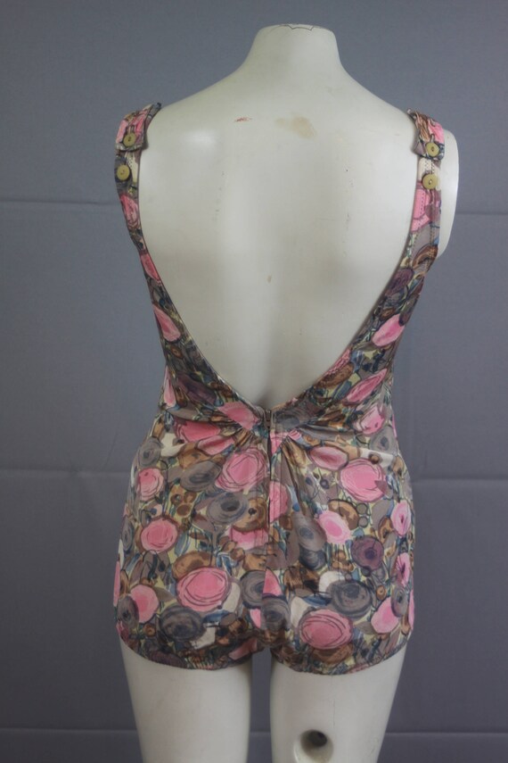 Vintage 1950's Maidenform Swimsuit 10 M - image 5