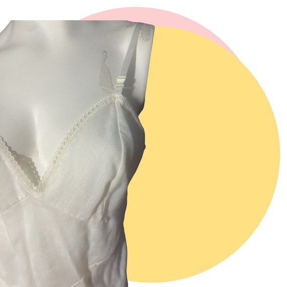 Vintage Deena camisole off white 38 - image 3