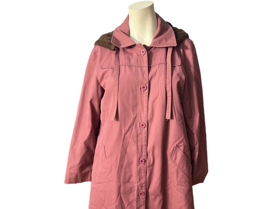 Vintage purple London Fog coat M L - image 1