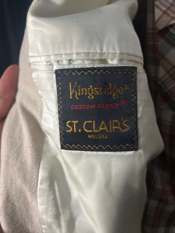 Vintage 70's 80's Kingsridge ultra suede suit jac… - image 6