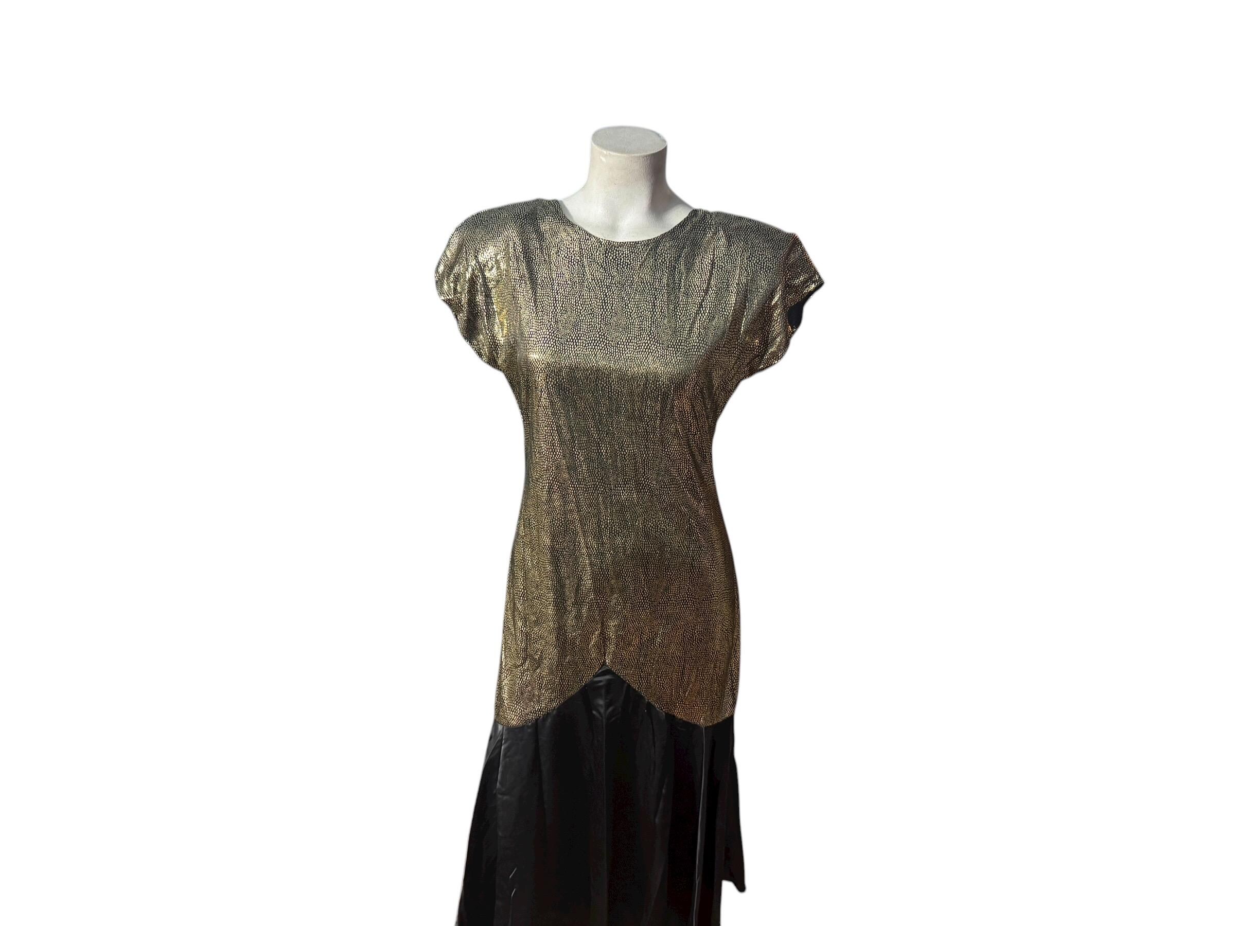 Slinky Gold Dress - Etsy